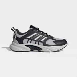 adidas 薄款清风舒适百搭透气 低帮 休闲跑步鞋黑白超轻薄JQ4902