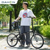 百亿补贴：大行 经典20寸D6折叠自行车成年人男女式变速折叠单车KBC061