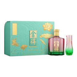 舍得 无处不春风 52度 浓香型白酒 500ml 高档礼盒装 赠同款小酒1瓶