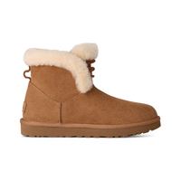 UGG 秋冬厚绒保暖懒人毛毛鞋经典短筒女靴雪地靴1174576栗色
