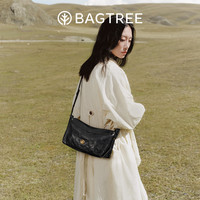 BAGTREE 包包树奶盒包头层植鞣牛皮单肩腋下包(多色同价)