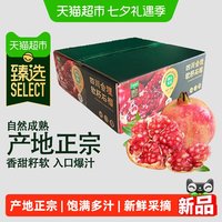 农鲜淘 猫超臻选会理突尼斯软籽 石榴 单果300-400g  5斤