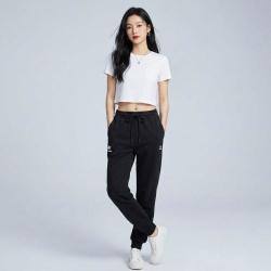 adidas 女子VER W WV PNT梭织宽松运动休闲裤