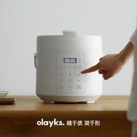 移动端：欧莱克 正版原创设计电压力锅家用小型迷你智能2L高压锅饭煲