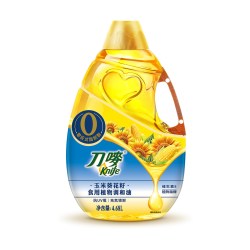 刀唛 玉米葵花籽油4.68L瓶装物理压榨家用食用植物调和油