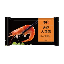 吉祥馄饨 大虾鲜肉荠菜蟹黄速食速冻云吞组合