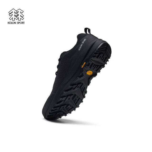 KOLON SPORT 戈尔防水鞋 男女同款SKYLER 2 GTX户外休闲轻便旅行徒步鞋 LUFG5ST400-BK 黑色 235mm 38
