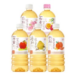 果子熟了 白桃观音西柚黄金芽果味茶饮料0糖0卡0脂清爽果香900ml
