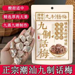 植乡 正宗九制话梅广东潮汕广式话梅干果脯蜜饯泡水官方旗舰店