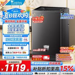 小天鹅 洗衣机波轮全自动 12公斤大容量 免清洗不脏桶健康除螨洗 直驱变频TB12-1809DT