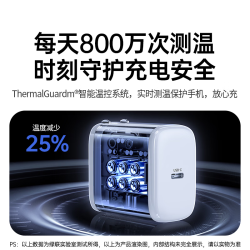绿联 氮化镓快充 苹果17充电器  单Type-C口 单头 45W