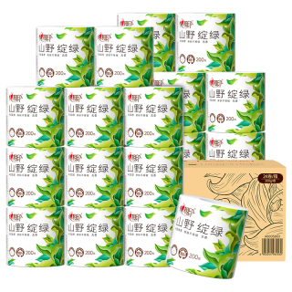 心相印 有芯卷纸 向野而生4层200g*24卷