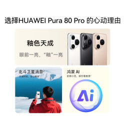 华为 P80pro手机 12G+512G