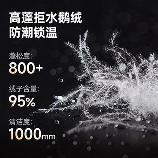 诺诗兰 95%鹅绒 PERTEX面料 户外羽绒服