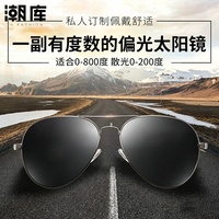 潮库 近视太阳镜（可升级散光）+时尚双梁近视镜任选