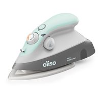 oliso M3Pro 织物紧凑型蒸汽熨斗 带 Solemate 热烫托盘
