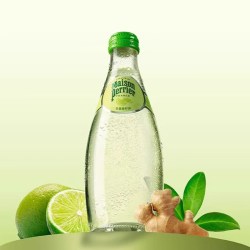 巴黎水 充气天然矿泉水 原味 330ml*24瓶