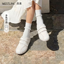 西遇 芭蕾风德训鞋女新款春夏配裙子玛丽珍鞋女百搭轻便休闲