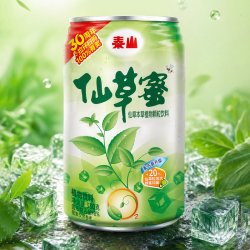 泰山 仙草蜜330g*24罐拆箱发货仙草本草夏季必备植物颗粒凉茶饮料