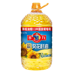 多力 臻选葵花籽油5.17L*1桶家用一级压榨食用油节日员工福利
