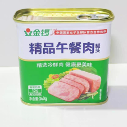 金锣 340克精品午餐肉涮火锅油炸储备野餐出游开罐即食