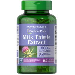 Puritan's Pride 奶蓟草护肝软胶囊 1000mg 肝脏健康 180粒