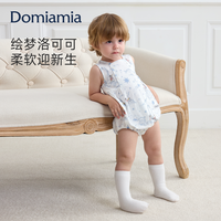 DOMIAMIA 宝宝背心包屁衣新生儿无袖哈衣薄款