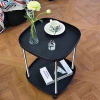 元族 家纺家具家装-住宅家具-架类-置物架/搁板 慵懒角落*可移动小茶几