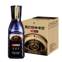 统一 随行的咖啡馆无糖黑咖浓咖啡饮料 1升*6瓶 无糖黑咖啡1升*6