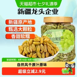 new boundaries 无核白葡萄干500g新疆特产零食果干非特级免洗超大提子干