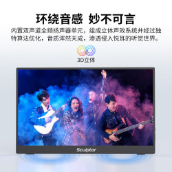 sculptor MF16LC 15.6英寸 IPS 显示器（1920×1080、60Hz、75%sRGB、HDR10）