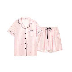 幸棉 蝴蝶丝带睡衣女款夏薄莱赛尔高级感家居服套装