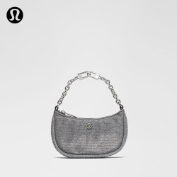 lululemon City Essentials Nano 女士单肩包 闪光 深银/石墨灰/银 O/S