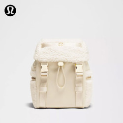 lululemon Wunderlust Mini 拉绒拒水 天然象牙白 O/S 背包