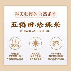 五稻田 东北大米 珍珠米 5kg