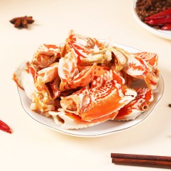 帝煌 烤卤旗舰店蟹脚蟹钳锁鲜盒装帝皇香辣卤味零食江西特产熟食220g*2盒