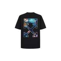 OFF-WHITE WA01TE8128 字母箭头印花 黑色 L 短袖T恤