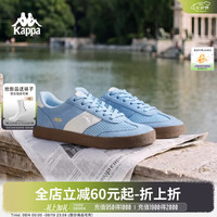 卡帕 女鞋网面透气板鞋 品月蓝/经典白（情侣款） 35
