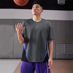 361° 夏季透气圆领短袖男式运动休闲轻薄短T