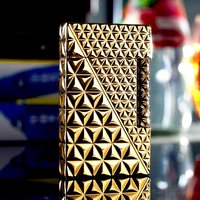 移动端：神骏 法国ghorse正品男朗声打火机定制防风充气复古超薄个性纯黄铜礼品