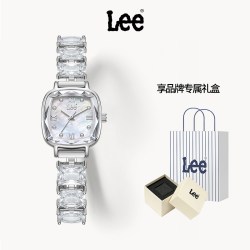 Lee 手表女款贝母表盘小众轻奢镶钻手链女士石英生日情人七夕礼物