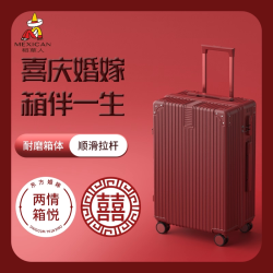 稻草人 密码锁 女士拉杆箱