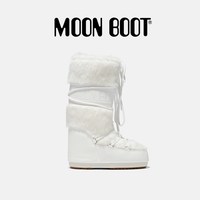 MOON BOOT 男女同款ICON人造皮毛高筒雪地靴