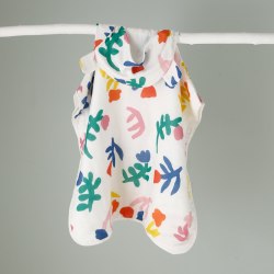 聚好棉 儿童浴巾斗篷纯棉游泳洗澡速干宝宝纱布夏季可穿式带帽男女童浴袍