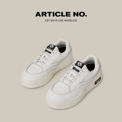 ARTICLE NO. 成毅同款ARTICLE NO.美式复古厚底增高汉堡鞋小白鞋时尚休闲鞋