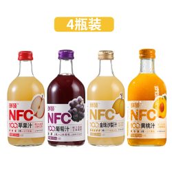 鲜硕NFC苹果汁葡萄橙汁荔枝梨石榴青柠芭乐菠萝0果汁鲜榨芒果混合