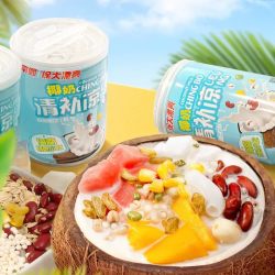 南国 海南特产南国食品椰奶清补凉245g*6罐装传统小吃甜品椰奶椰汁椰子
