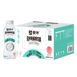 蒙牛 乳钙白桃味电解质饮料PET瓶500ml×15瓶