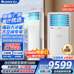 格力 企业采购 柜机空调5匹清凉湾 RF12WPdQ/NhA-N3JY01