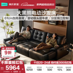林氏家居 电动沙发床一体两用2026新款伸缩沙发客厅轻奢高级感大黑熊G330